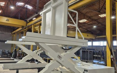 Fornecimento de Plataformas Elevatórias com Basculamento Hidraulico para 6ª Linha da AIRBUS em SAINT NAZAIRE